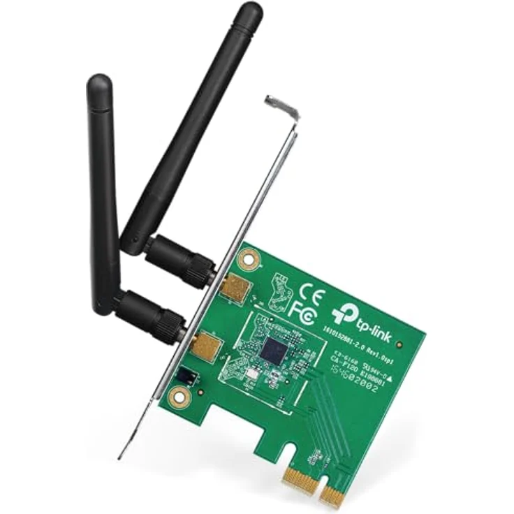 TP-Link TL-WN881ND WLAN PCI-E Netzwerk Karte N300 drahtloser Dual Band Express Adapter (400MBit-s auf 2,4GHz, 802.11-b-g-n, geeignet für Windows 7-8-8.1-10, Linux) – Bild 2