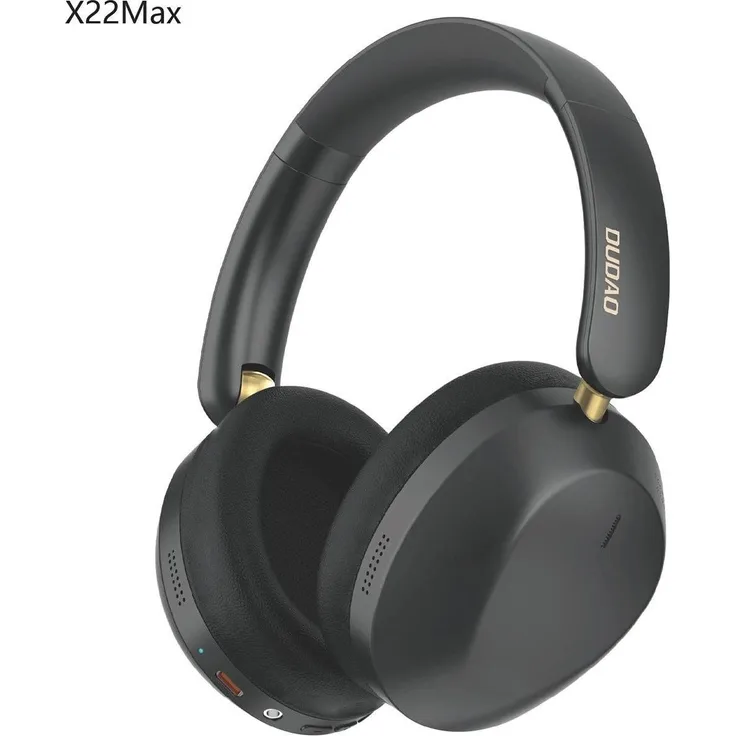 Dudao X22 Max, Bluetooth On-Ear Kopfhörer mit ANC und Hi-Fi Sound, schwarz