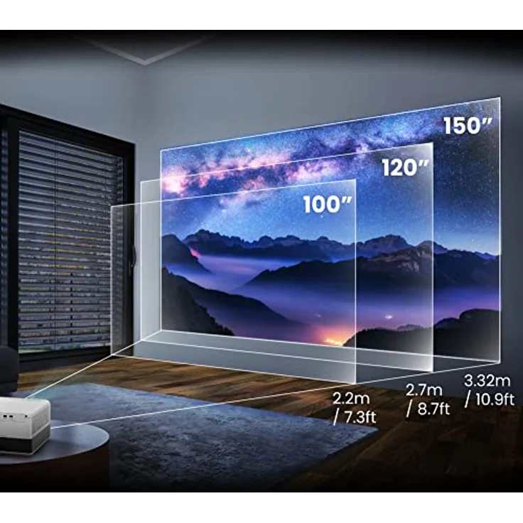BenQ GP500 4K HDR LED Smart Heimkino-Beamer mit 360-Grad-Sound – Bild 3