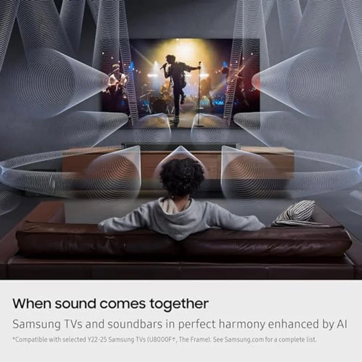 Samsung Soundbar HW-Q930F/ZF 2025, 9.1.4 Kanäle, Dolby Atmos, DTS:X, kabelloser Subwoofer, 580 Watt, HDR10+ Gaming – Bild 6