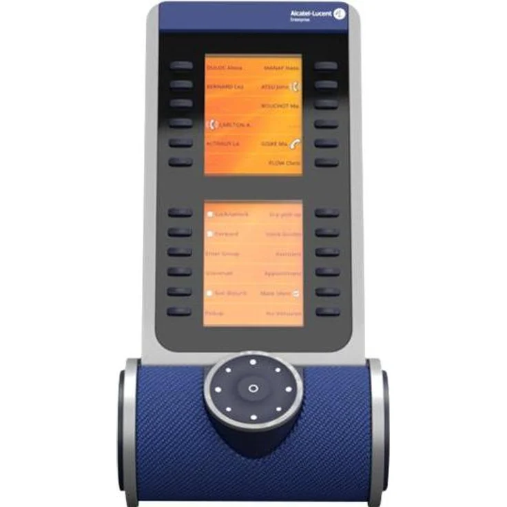 Alcatel LUCENT ENTERPRISE ALE-120 Tastenerweiterungsmodul mit 24 Tasten für ALE-300/400/500, VoIP-Telefon Zubehör, Neptunblau