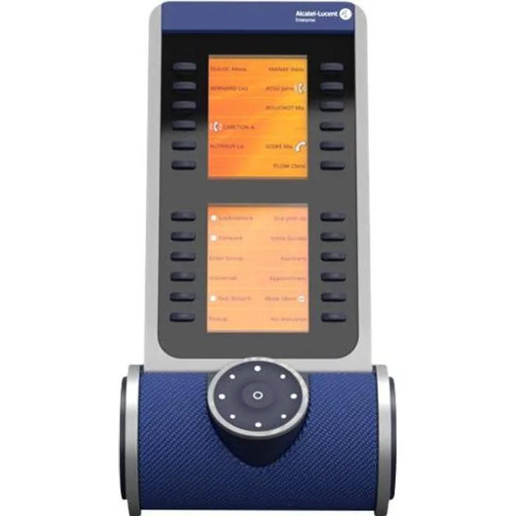 Alcatel LUCENT ENTERPRISE ALE-120 Tastenerweiterungsmodul mit 24 Tasten für ALE-300/400/500, VoIP-Telefon Zubehör, Neptunblau