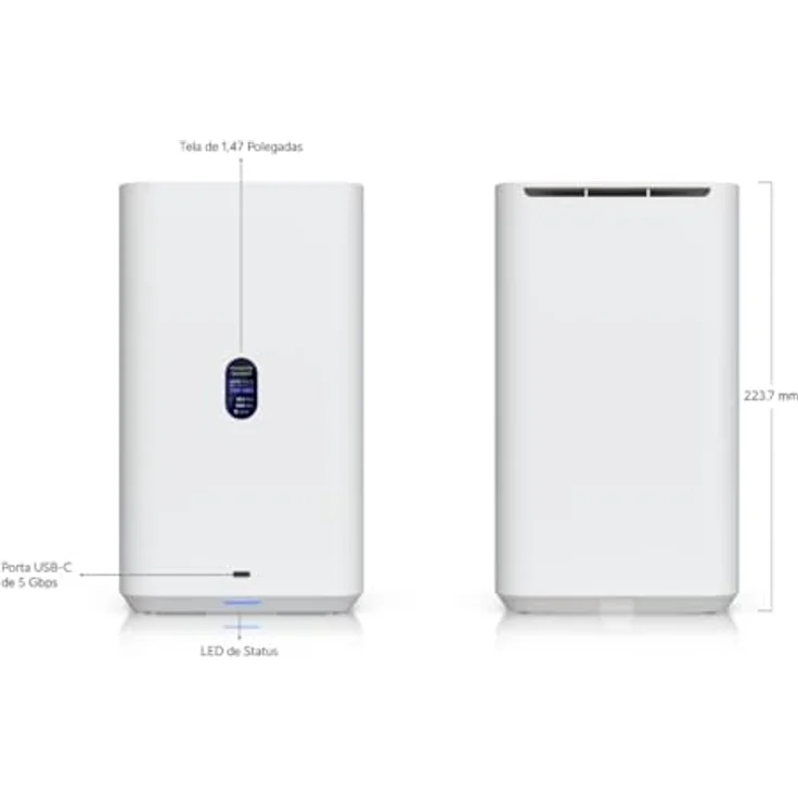 Ubiquiti Unifi UNAS2, 2-Fach NAS mit 2,5-Gigabit-Ethernet, PoE++ und lüfterlosem Design, weiss – Bild 9