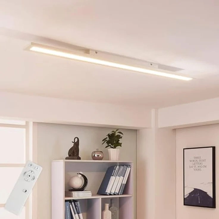 Arcchio LED Panel 'Arya' dimmbar mit Fernbedienung in Weiß - Bürolampe, Deckenlampe, Arbeitszimmerleuchte – Bild 2