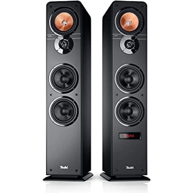 Teufel Ultima 40 Aktiv - Aktives 3-Wege-Lautsprecher-Paar, Bluetooth aptX, Dolby Audio, HDMI ARC, Surround Option, 260W, Bassreflex, Integrierter Verstärker- Schwarz – Bild 1