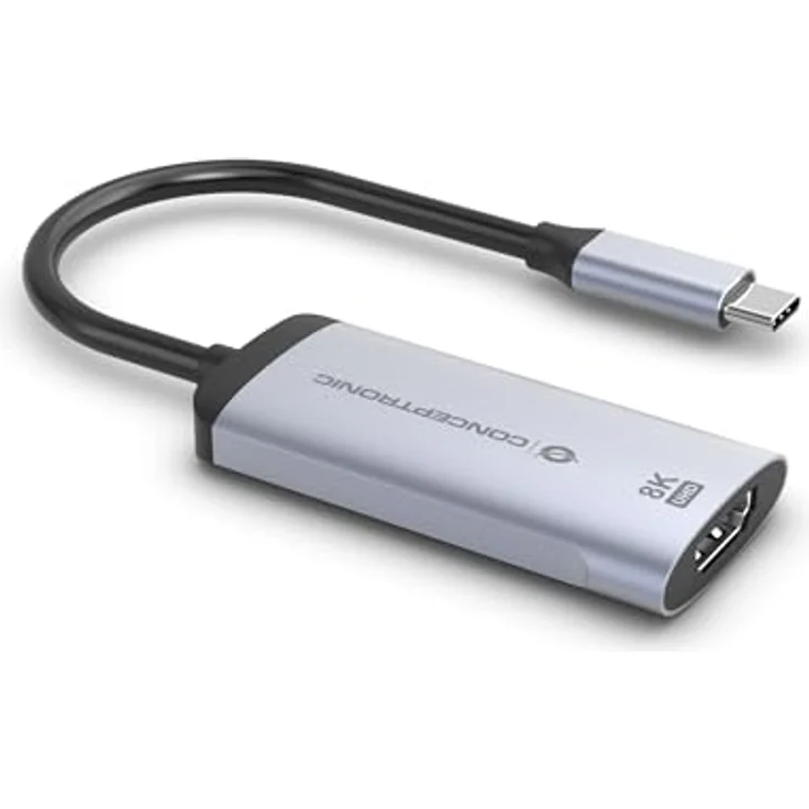 Conceptronic ABBY23G USB-C-auf-HDMI-2.1-Adapter, 8K60Hz HDMI-Ausgang, 7680 x 4320 Pixel – Bild 4