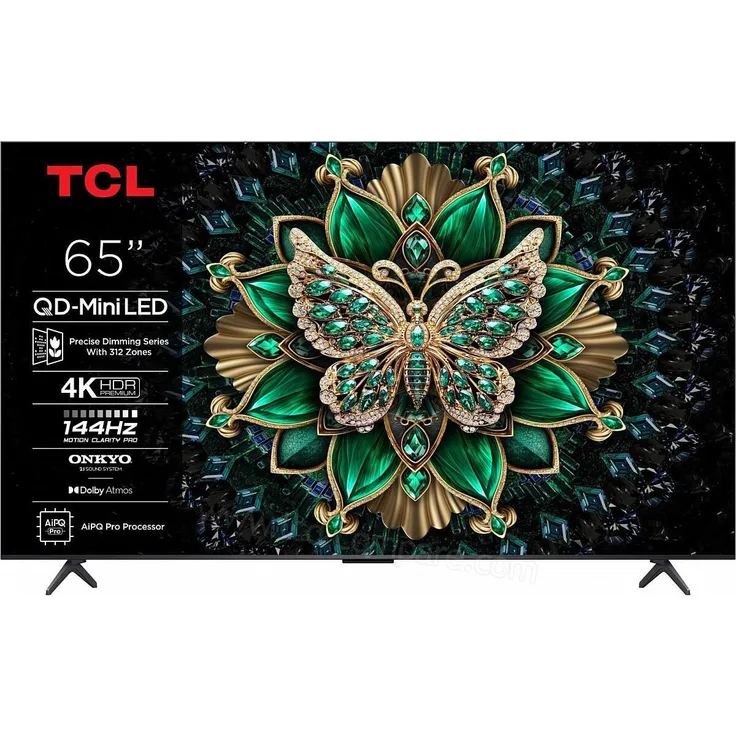 TCL 65MQLED75K QLED Mini LED TV, 65 Zoll 4K Ultra HD, Energieeffizienzklasse F