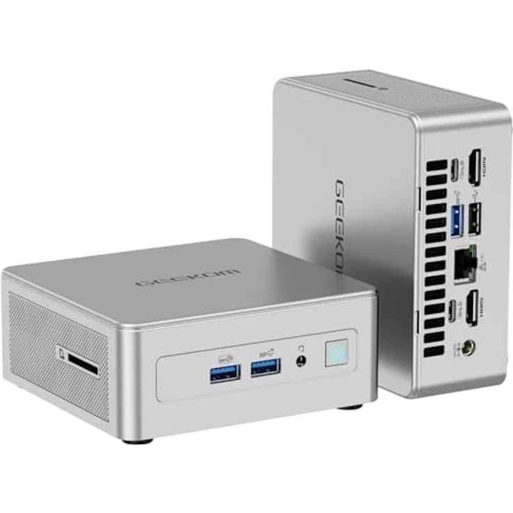 GEEKOM Mini PC AE7 Ryzen 9 7940HS 32GB DDR5 1TB SSD Window 11 Pro | USB 4 | WiFi 6E | BT5.2, Schwarz – Bild 1