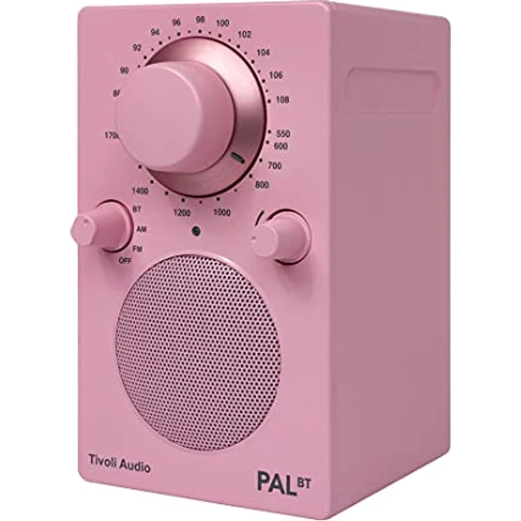 Tivoli Audio PAL BT Tragbares Bluetooth FM/AM Radio (Rosa) mit 16 Stunden Akkulaufzeit – Bild 5