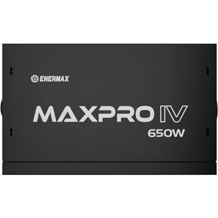 ENERMAX MAXPRO IV 650 Watt|Nicht-modulares ATX Gaming PC Netzteil|Mesh-Sleeve Kabel|80 Plus|120mm Lüfter|EMP650W – Bild 2