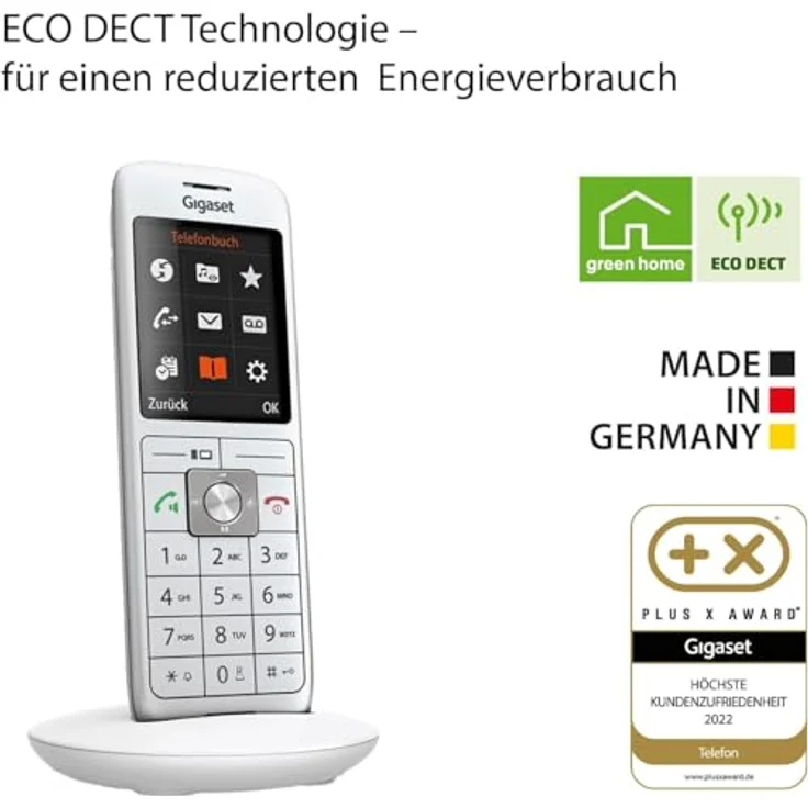 Gigaset CL660HX Schnurlostelefon, schnurloses DECT-Telefon in Anthrazit mit klarer Gesprächsqualität – Bild 6