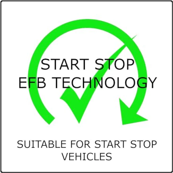 Yuasa EFB Start Stop Autobatterie 12V 75Ah, Poltyp T1, Erstausrüstungsqualität – Bild 6