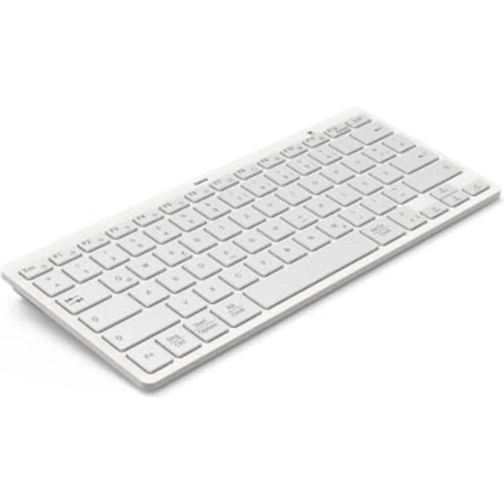 Hama Bluetooth Mini Tastatur Travel 400, kabellose Tastatur, QWERTZ DE Layout, weiß – Bild 4