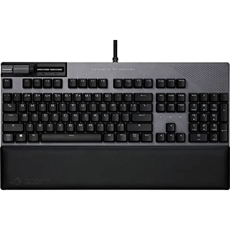 ASUS Rog Strix Flare II Animate Keyboard USB QWERTY Us, 90MP02E6-BKUA01 in Schwarz – Bild 2