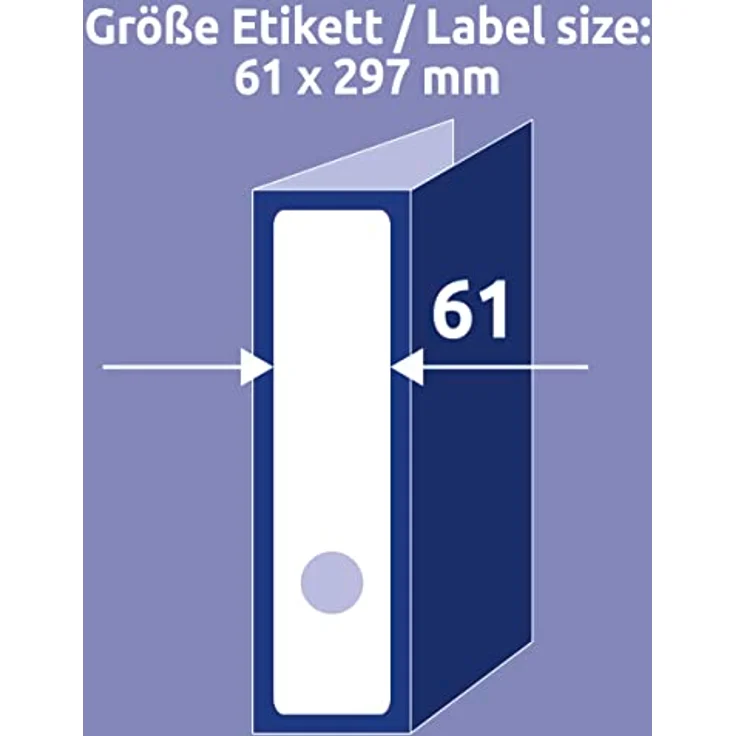 Avery Zweckform L4759-25 61 x 297mm Rückenschilder – Bild 4