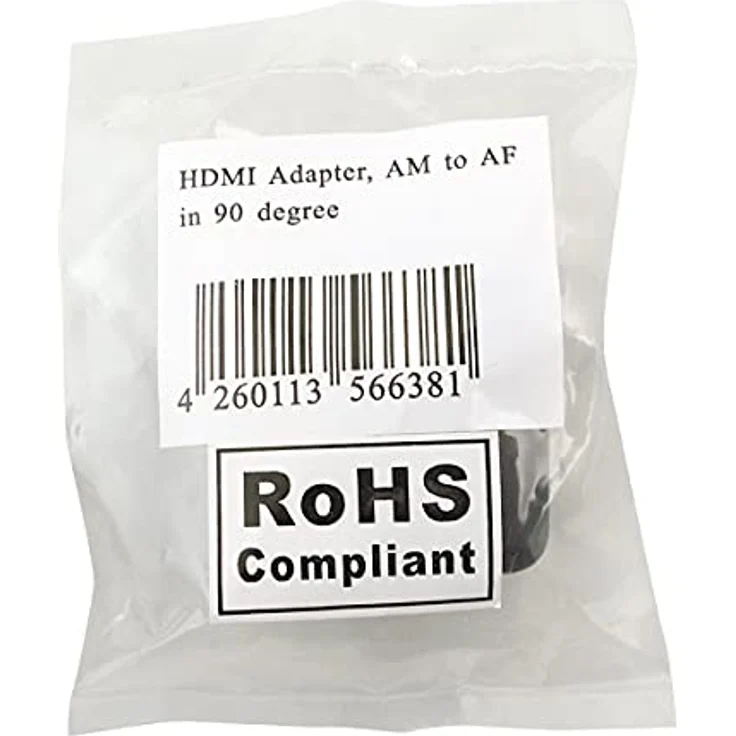 2direct  LogiLink HDMI Adapter, A Stecker zu A Buchse, 90° abgewinkelt – Bild 4