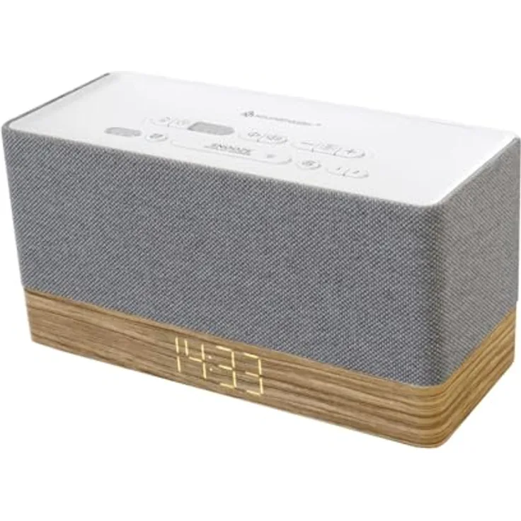 Soundmaster UKW-PLL Uhrenradio UR630WE, Bluetooth, USB Ladefunktion, in Weiß