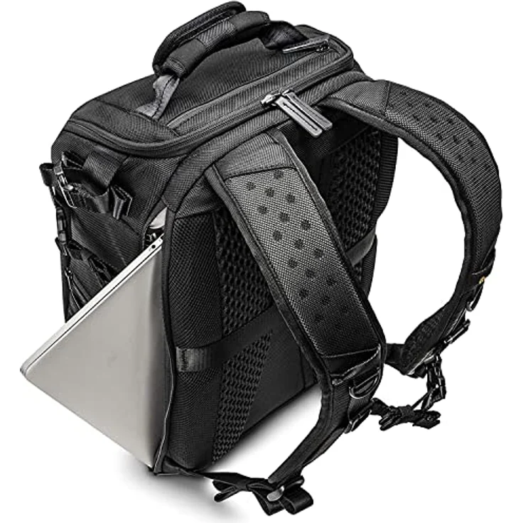 Vanguard VEO SELECT 48BF BK, Fotorucksack mit durchdachtem Innenlayout, gepolsterten Tragegurten, Schwarz – Bild 8