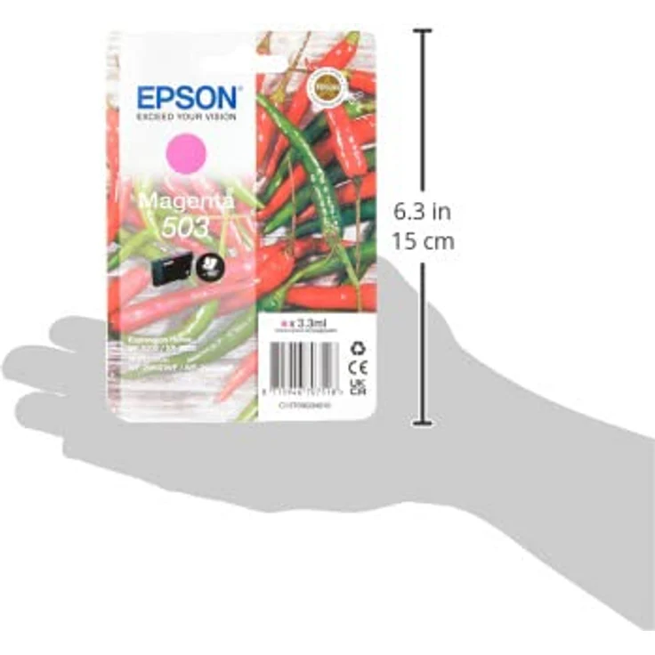 Epson Original 503 Tinte Chili Singlepack Magenta Standard, XP-5200 XP-5205 WF-2960DWF WF-2965DWF, ReadyPrint Flex-Tintentarife – Bild 4