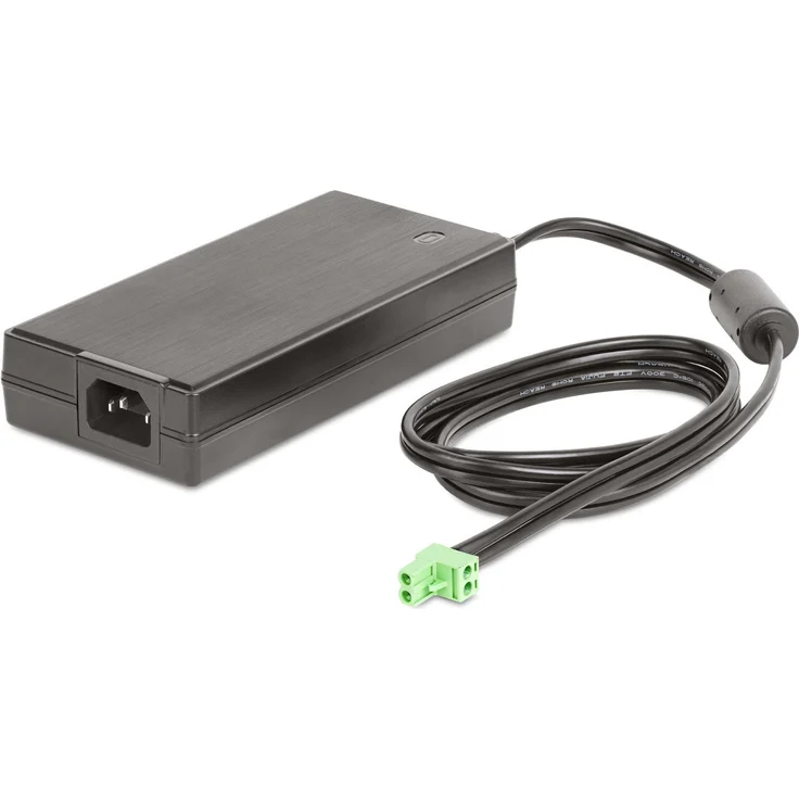 StarTech.com 160W-POWER-ADAPTER Adapter und Wechselrichter Intern 158,4 W Schwarz, Hochleistungs-Universalnetzteil mit 24V/6,6A (158,4W) und internationalem Stromkabel-Set – Bild 1