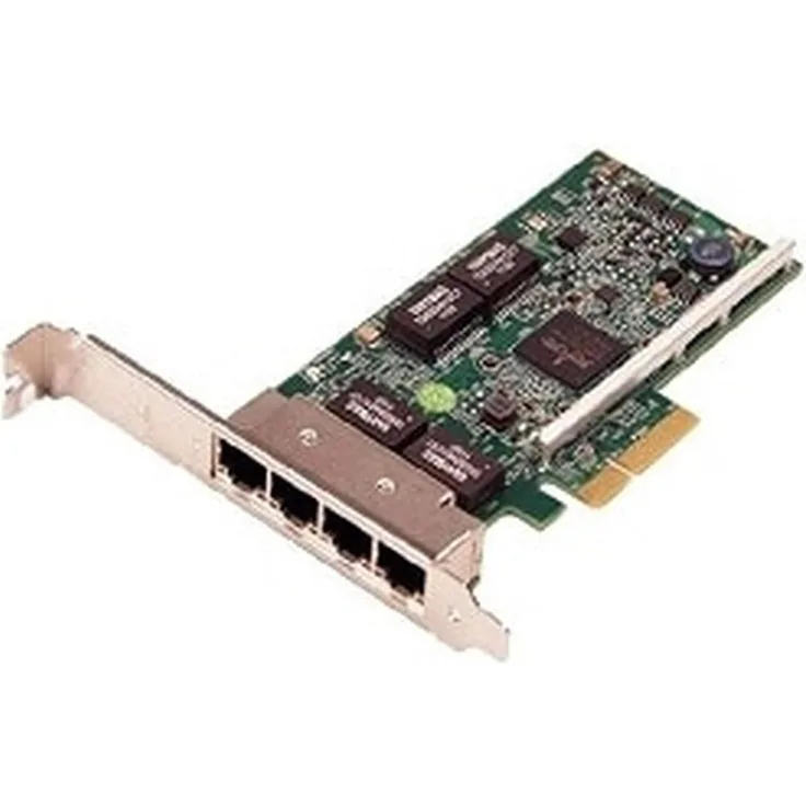 Dell Broadcom 5719, Netzwerkkarte mit 4 Gigabit-Ethernet-Ports, PCIe, 1 Gbit/s, für PowerEdge-Server
