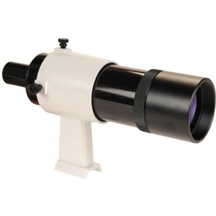 Skywatcher Sucherfernrohr 9x50 90°, 50mm achromatische Optik mit vollvergüteter Linse und extra dünnem Fadenkreuz