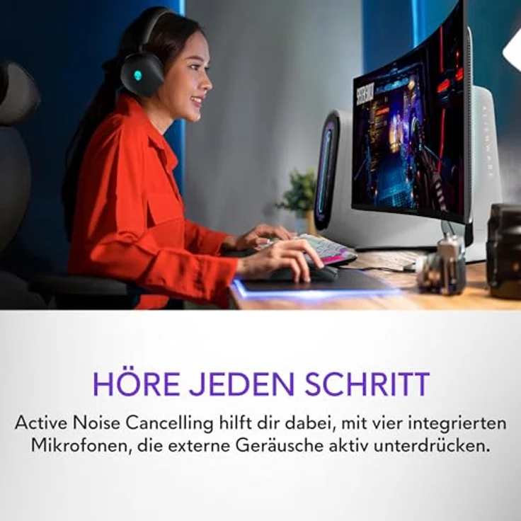 Dell Alienware Tri-Mode Wireless Gaming-Headset (AW920H-G-DEAM) – Bild 2