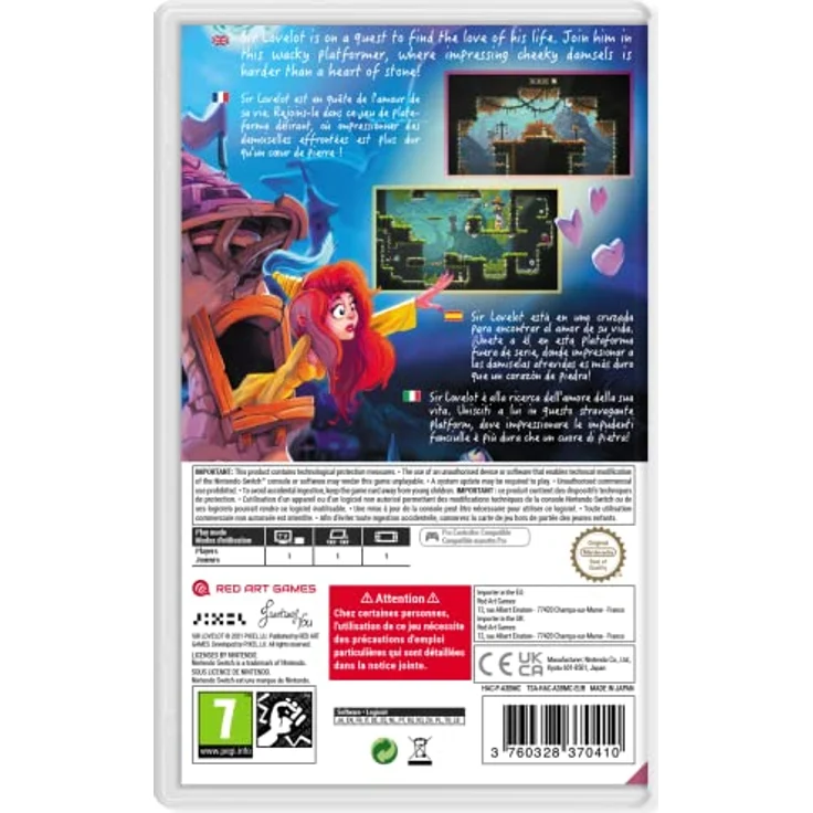 Red Art Games Sir Lovelot, Schwarz – Bild 2