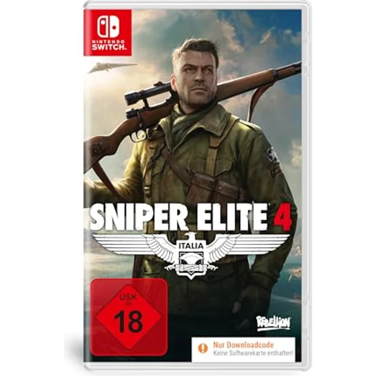 FIRESHINE GAMES Sniper Elite 4 - Nintendo Switch, 3rd-Person-Kampfspiel mit HD Rumble und gyroskopischer Steuerung, Online-Multiplayer – Bild 1