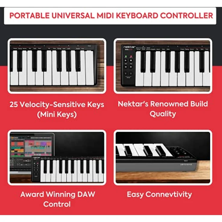 Nektar SE25 Mini-Keys USB MIDI Controller Keyboard with Nektar DAW Integration – Bild 3