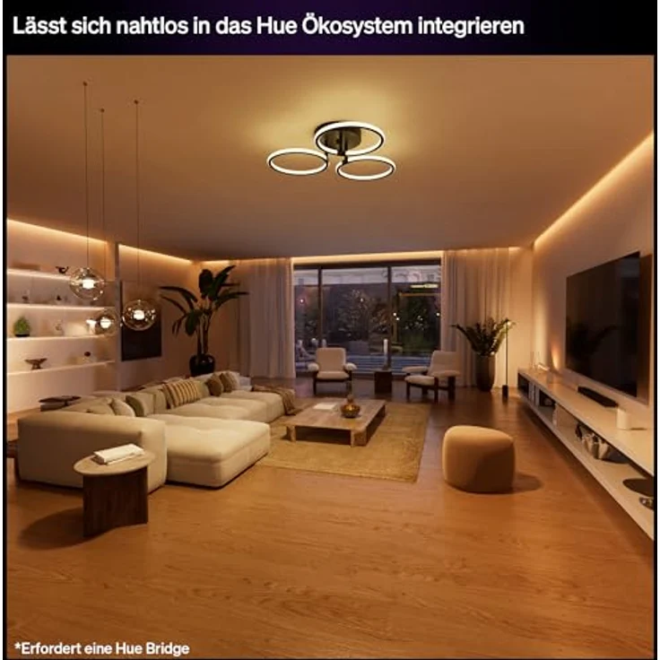 PHILIPS Hue Wandschaltermodul, für nicht smarte dimmbare Lampen, Netzbetrieb, 1 Kanal, Weiß – Bild 8