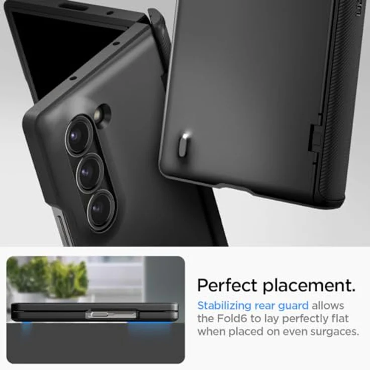 Spigen Slim Armor Pro Hülle Kompatibel mit Samsung Galaxy Z Fold 6 -Schwarz [Scharnierschutz] – Bild 5