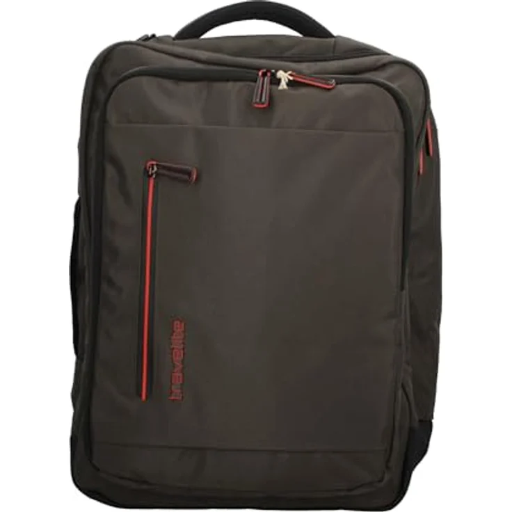 Travelite Crosslite Reiserucksack 43 cm mit Laptopfach, oliv, 100% Polyester – Bild 1
