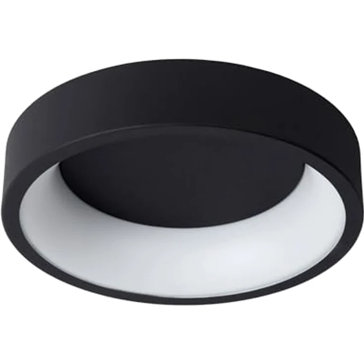 LUCIDE TALOWE LED Deckenleuchte Ø 30 cm LED Dim. 1x20W 3000K Schwarz - Dimmbare Deckenbeleuchtung aus Aluminium – Bild 2