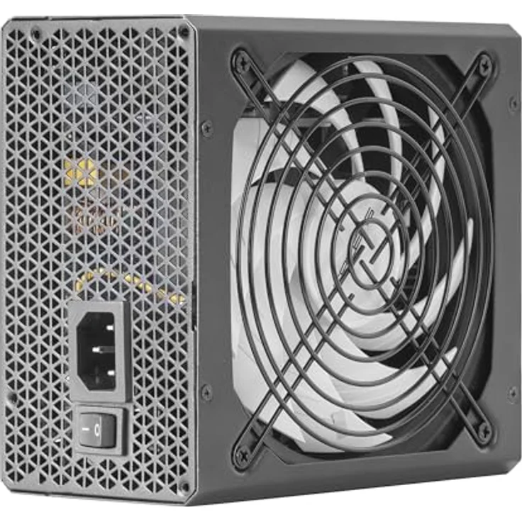 TACENS Radix ECO X 850, ATX Netzteil 850W mit 87% Effizienz, 6 Jahre Garantie, ultra-leiser AI-RPM 140mm FDB-Lüfter, flache Kabel, Schwarz – Bild 3