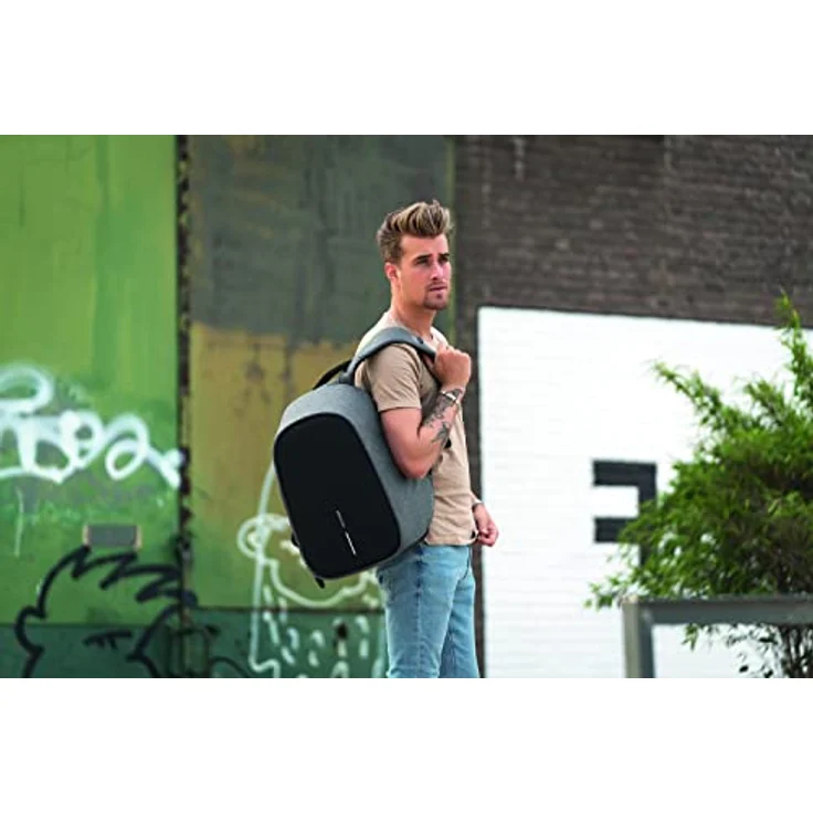 XD Design Bobby Hero XL, 17" Laptop Backpack in Grau, XL Notebook-Rucksack – Bild 2