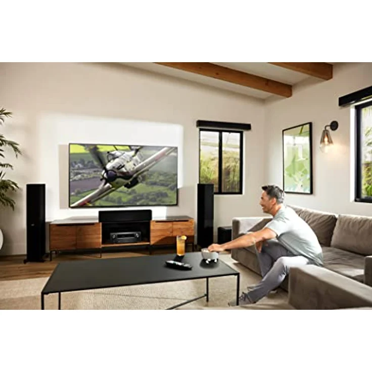 Denon AVR-X2800HDAB 7.2-Kanal AV-Receiver, HiFi Verstärker mit Dolby Atmos, DTS:X, 6 HDMI Eingängen und 2 Ausgängen, 8K HDMI, Bluetooth, DAB, WLAN, AirPlay 2, HEOS Mulitroom, Alexa kompatibel, schwarz – Bild 5