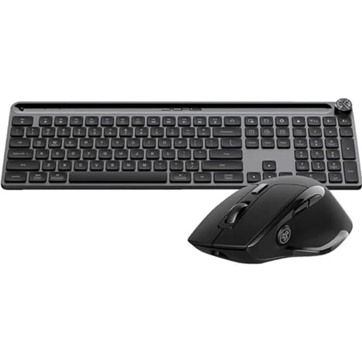 JLAB Epic Bundle, kabelloses Tastatur & Maus Set mit geräuschlosen Tasten, Schwarz – Bild 1