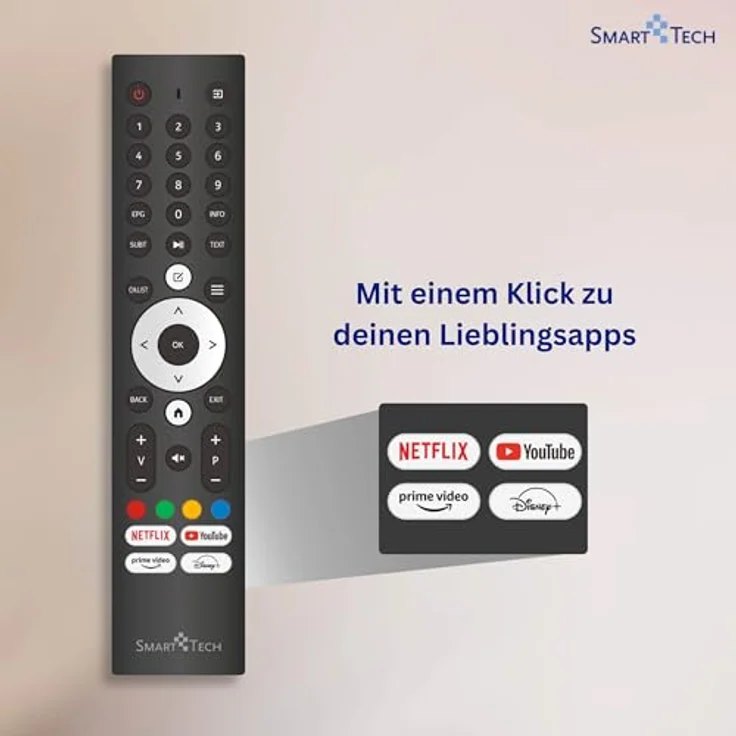 Smart Tech QLED Fernseher 55QV02K, 55 Zoll 4K UHD Smart TV mit HDR, Bluetooth, Triple-Tuner und VIDAA – Bild 5