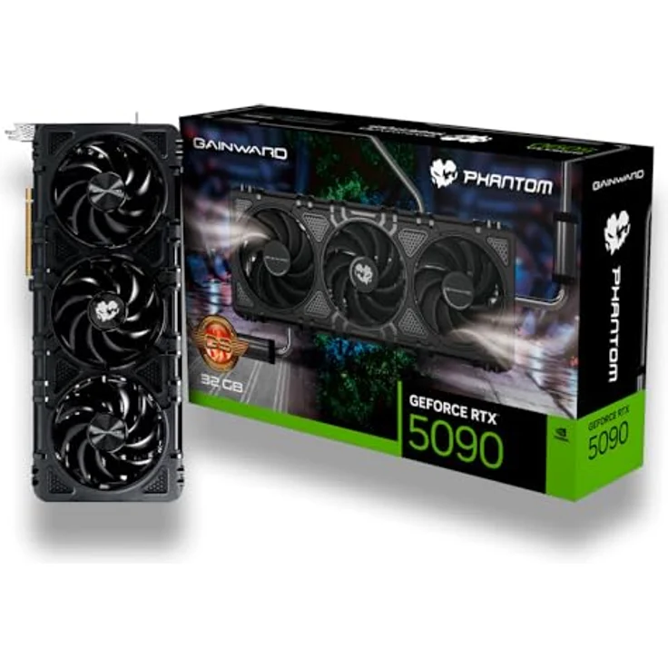 Gainward GeForce® RTX 5090 32GB Phantom GS, Next-Gen-Grafikkarte mit aktiver Kühlung, 8K Gaming und PCIe 5.0 – Bild 1