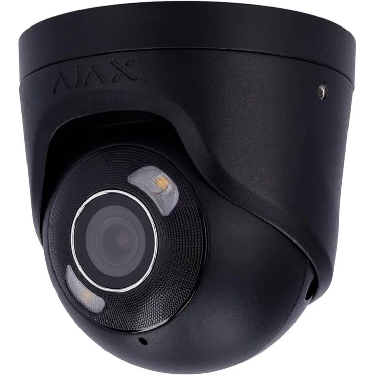Ajax TurretCam HL IP Eyeball Kamera, 5 MP, 2.8 mm Objektiv, intelligente Videoanalyse, schwarz (HAN 126260)