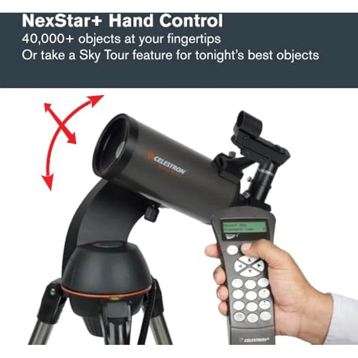 Celestron 22087 NexStar 90 SLT Mak computergesteuertes Teleskop – Schwarz – Bild 8