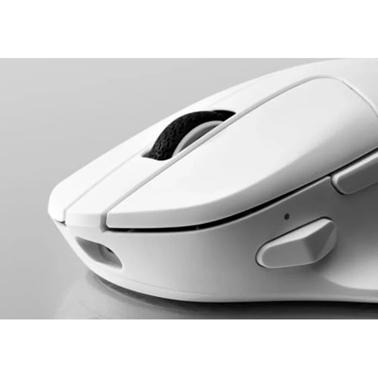 Keychron M7 Kabellose Computermaus, 26K DPI Optische Maus, 2.4 GHz/Bluetooth/Kabelgebunden mit Makrotaste 63g Leichtgewicht, Ergonomisch, Bis zu 70 Stunden Arbeitszeit für macOS/Windows - Weiß – Bild 4