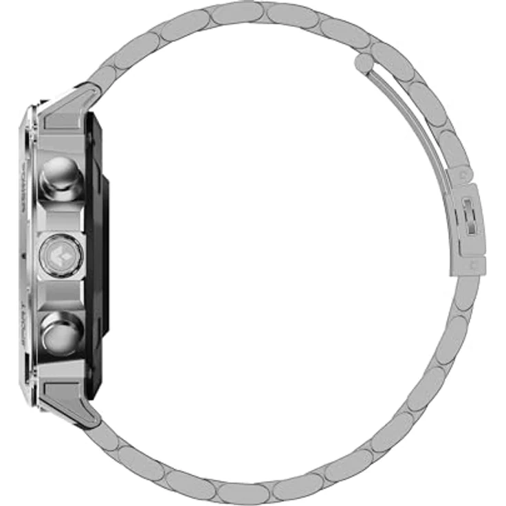 Garett Atom 47 mm, SmartWatch mit Fitness-Tracking und Smart-Funktionen, silber – Bild 4