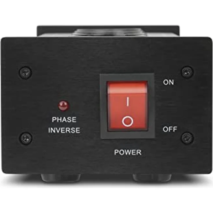 Dynavox HiFi-Steckdosenleiste X1000 - Netzfilter für ungetrübten Hörgenuss Mehrfachsteckdose 4-fach, Phasen-LED, 4x gefiltert inkl. Kaltgerätenetzkabel – Bild 4