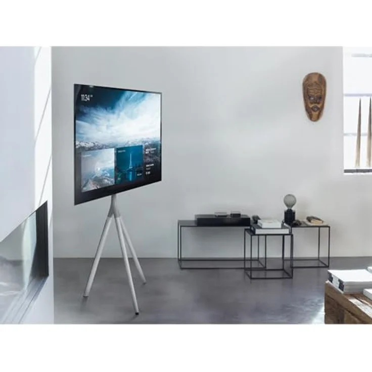 ONE FOR ALL Full Metal Stativ TV Ständer für Bildschirmgröße 81,3-165,4 cm - Arctic White Marke – Bild 4