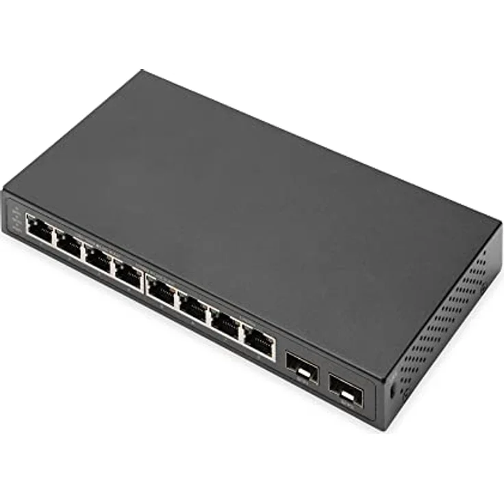 DIGITUS 8P +2SFP GE Netzwerk-Switch 8 x 10/100/1000 Mbit/s + 2SFP Uplink Ports – Bild 1