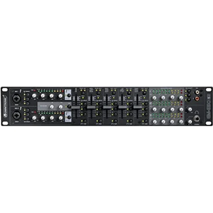 Omnitronic EM-650B MK2 Entertainment-Mixer, robustes Mischpult mit sieben Kanälen für Studio- und Live-Anwendungen – Bild 5