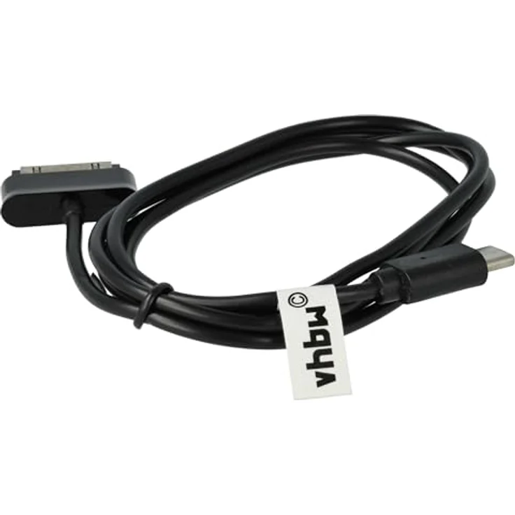 vhbw USB-C Ladekabel kompatibel mit Samsung Galaxy Tab 10.1 GT-P7501, GT-P7510, Note LTE GT-N8020, GT-P7500, 100 cm, schwarz, schnelles und sicheres Laden, präzise gefertigt – Bild 9