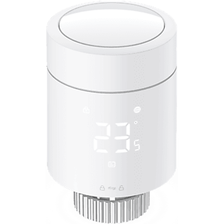 AQARA WT-A03D Smartes Heizkörperthermostat, weiß, automatisierte Heizungsregelung, präzise Temperaturregelung, kompatibel mit Apple Home und Matter